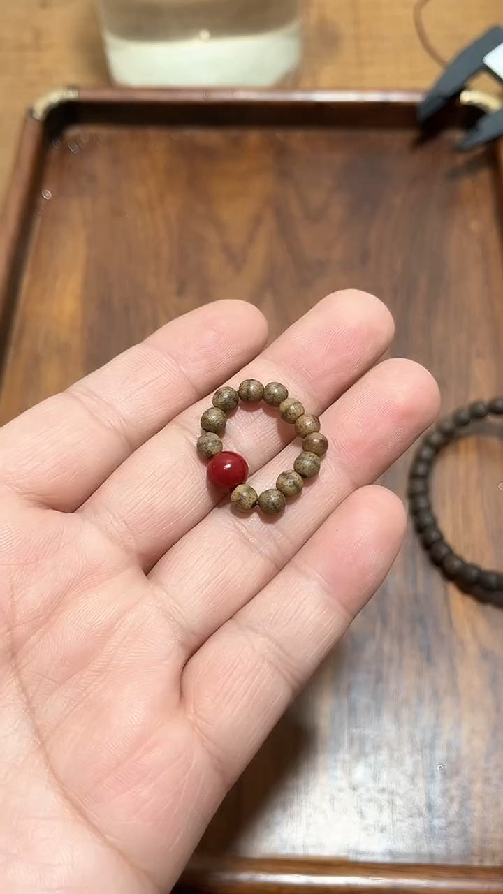 【闪购商品】檀香木精品推荐芽庄白qn戒子