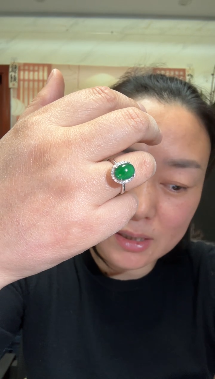 颈饰银S925镶嵌翡翠00001599