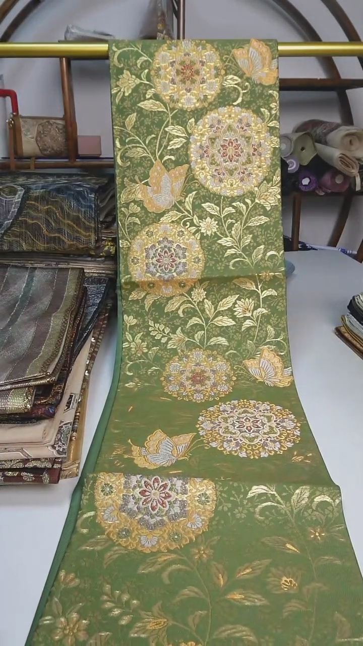 【闪购商品】织绣76西阵织六通宝相花