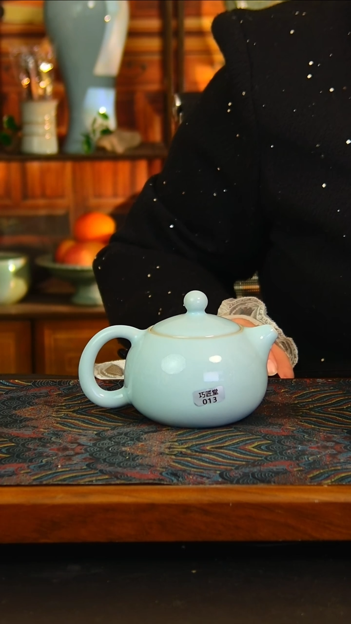 瓷片天青西施微瑕