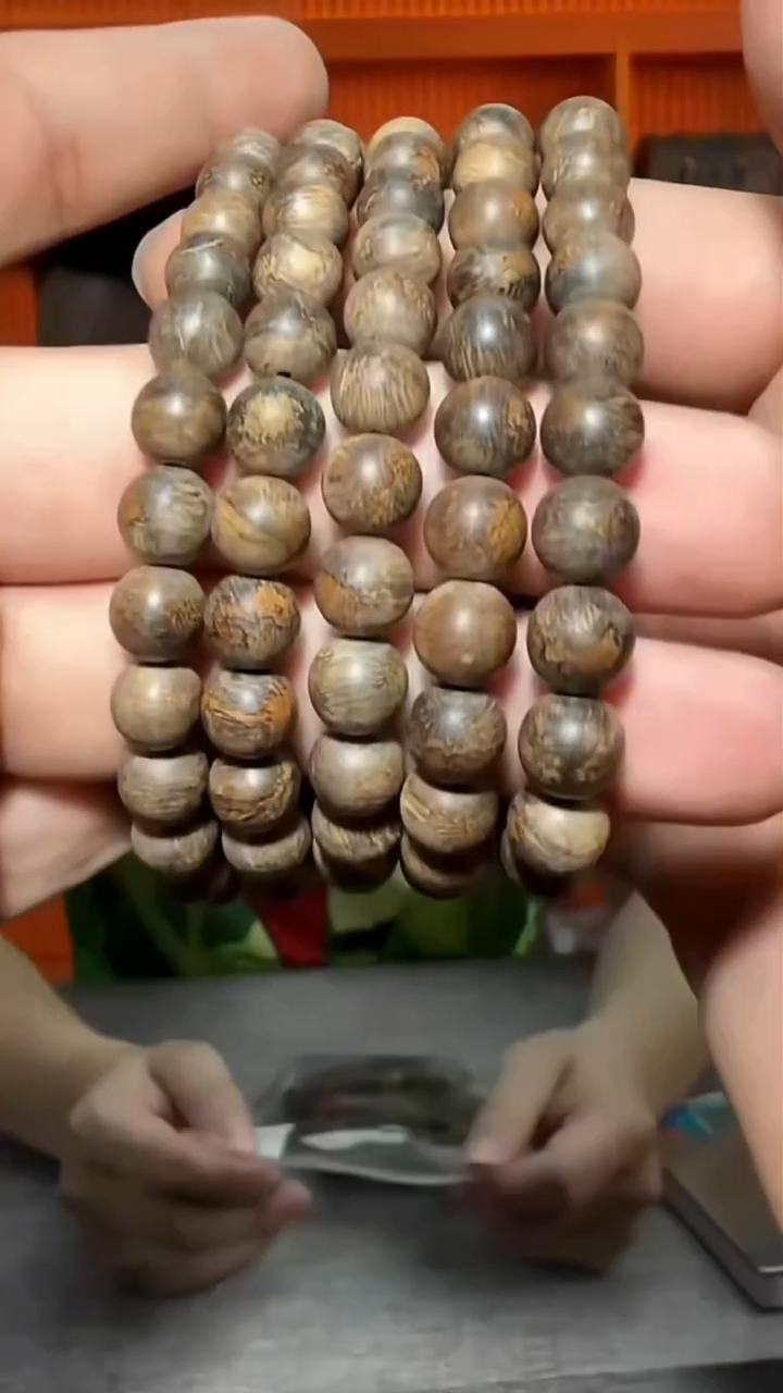 沉香手串254号沉水单圈伽罗0.8多样性发一