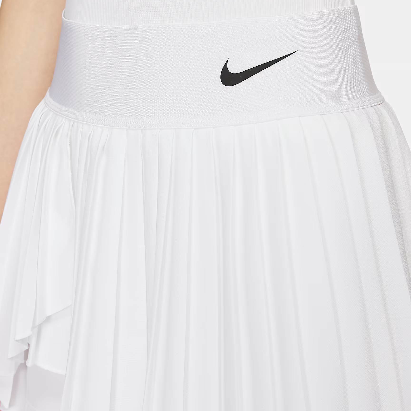 Nike耐克女子速干褶裥网球半身裙不对称百褶裙（含打底）DR6850-100