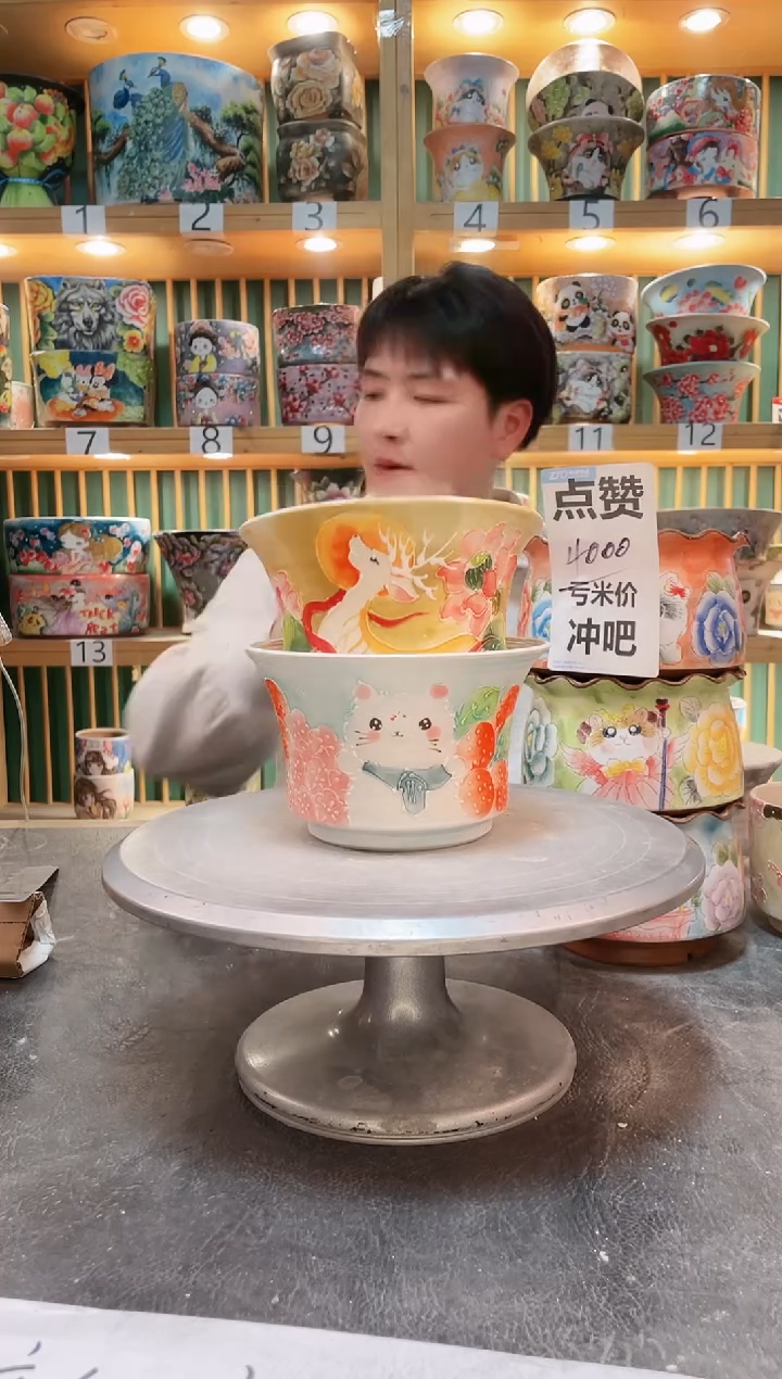 【闪购商品】瓷片默认微瑕一物一拍0216-094-2个