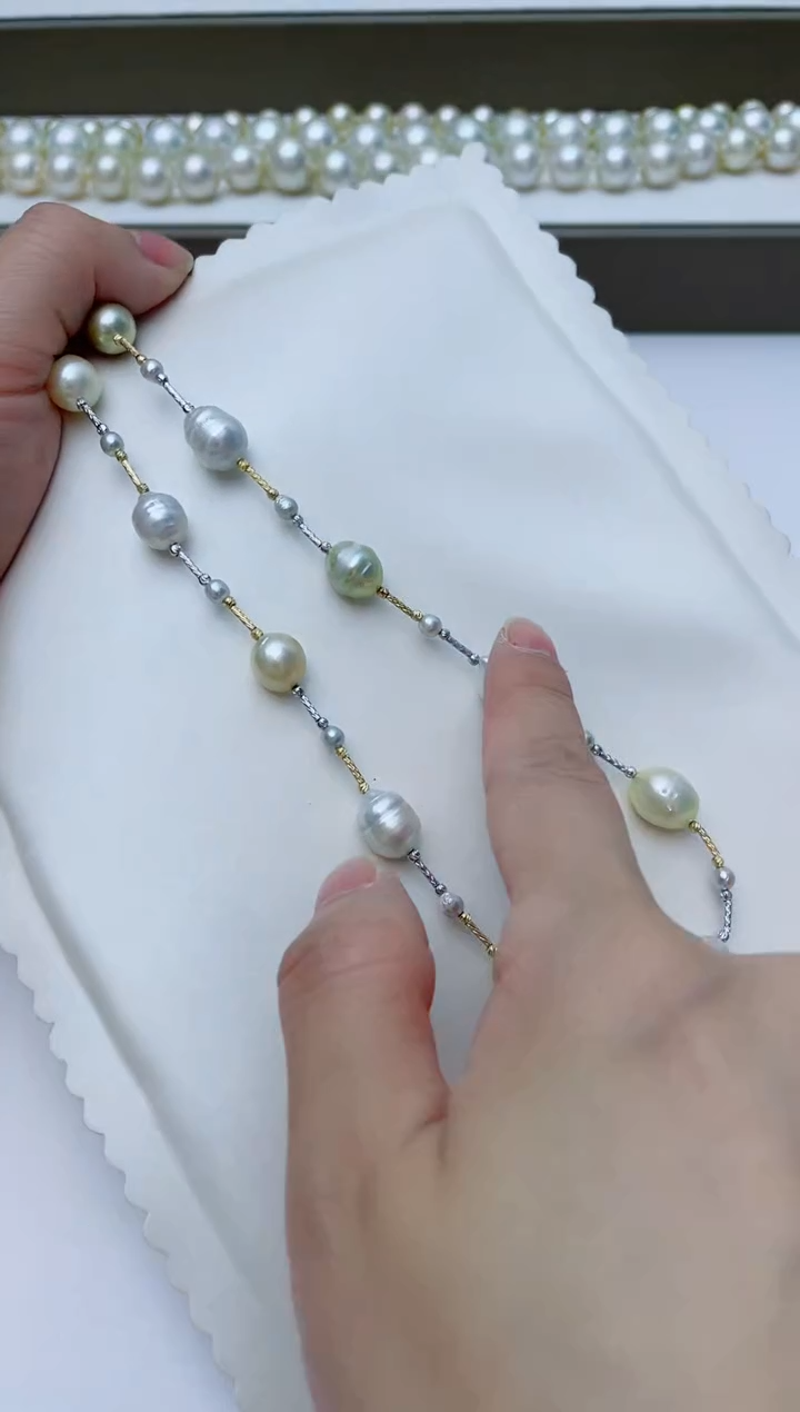 海水珍珠未镶嵌颈饰A65