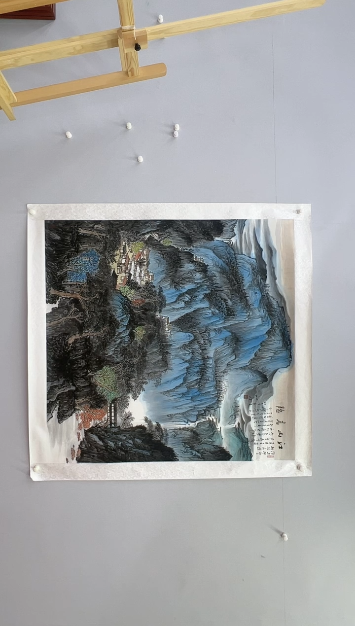 【闪购商品】绘画陈发源-14平尺-国画-宣纸红