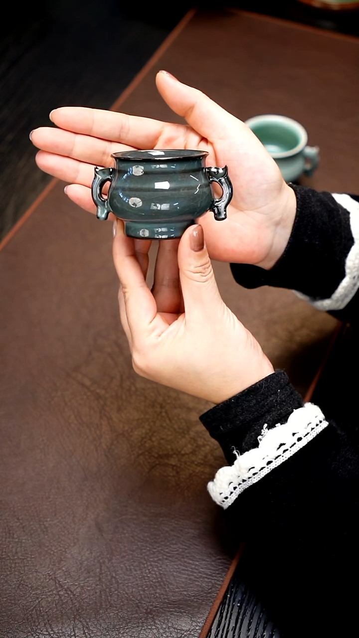 青瓷手工茶器包邮