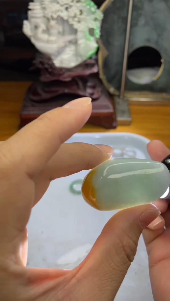 未镶嵌挂件翡翠 天然缅甸翡翠A货