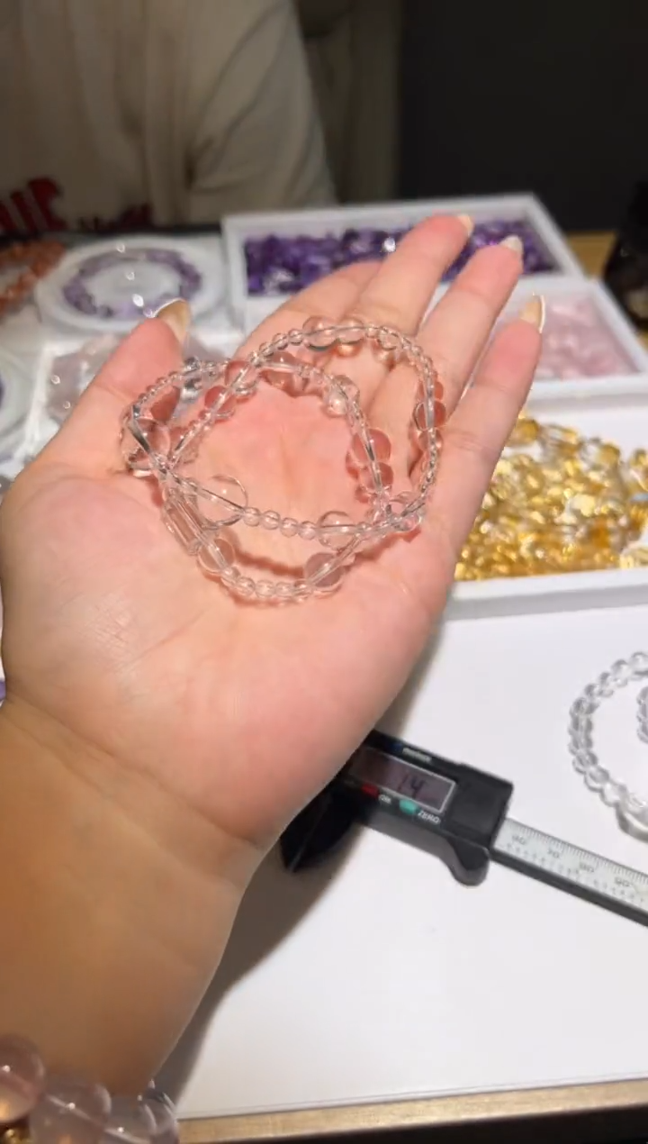 水晶手链未镶嵌人鱼泪