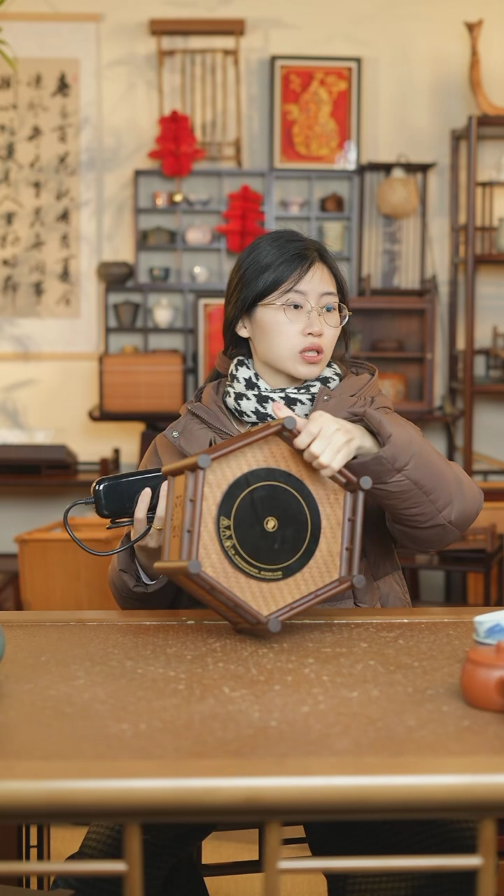 【闪购商品】六角电陶炉高山楠竹