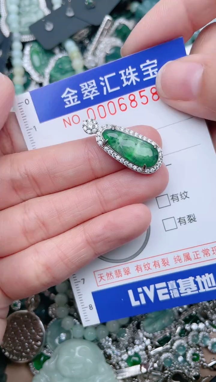 【闪购商品】翡翠颈饰未镶嵌6858....1