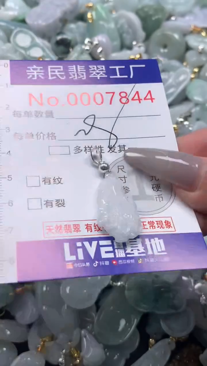 颈饰未镶嵌翡翠7844