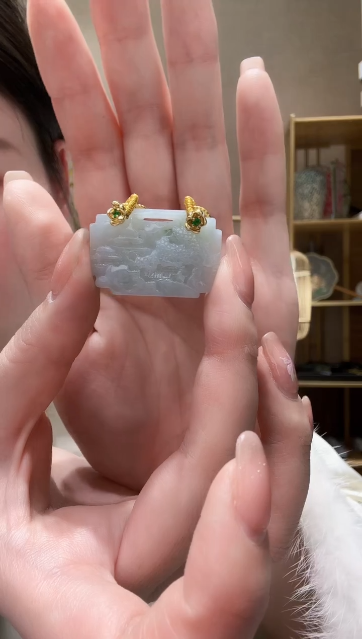 【闪购商品】翡翠颈饰未镶嵌吊坠