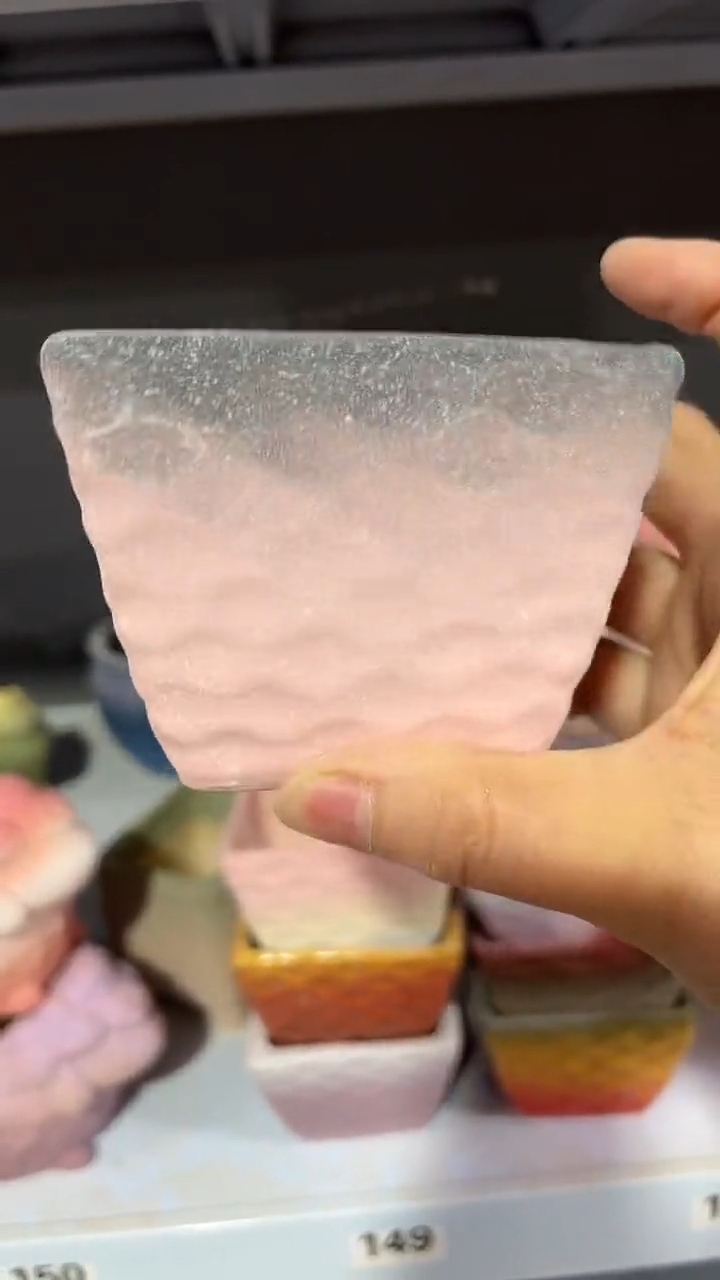 麦饭石粗套多肉花盆8*7