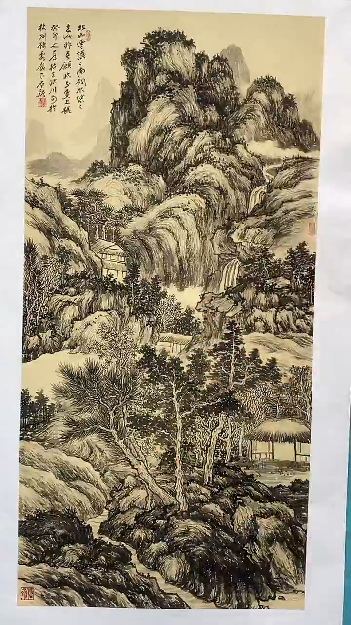 国画国画画都展厅国画作品30