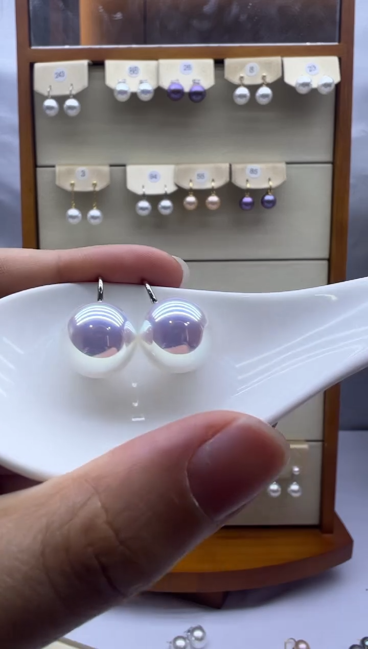 未镶嵌耳饰淡水珍珠2