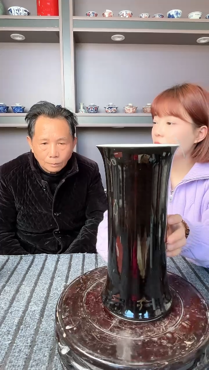 【闪购商品】摆件景德镇陶瓷毛仔柴窑1903