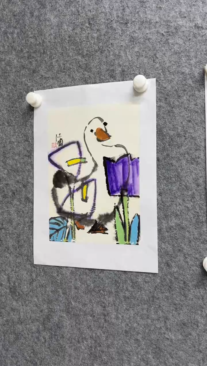 【闪购商品】国画写意画花鸟画手绘