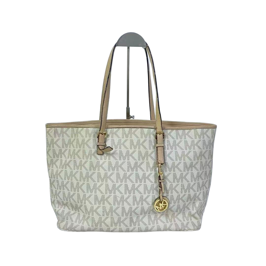 95新 MICHAEL KORS/迈克高仕 MK托特包SH-30853-A白色百搭单肩
