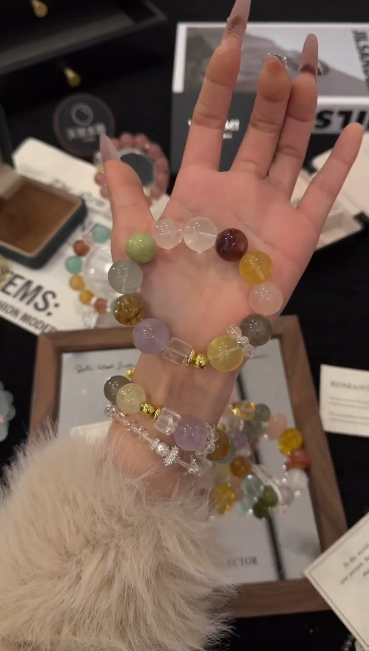 合金手链水晶高奢多宝x2965