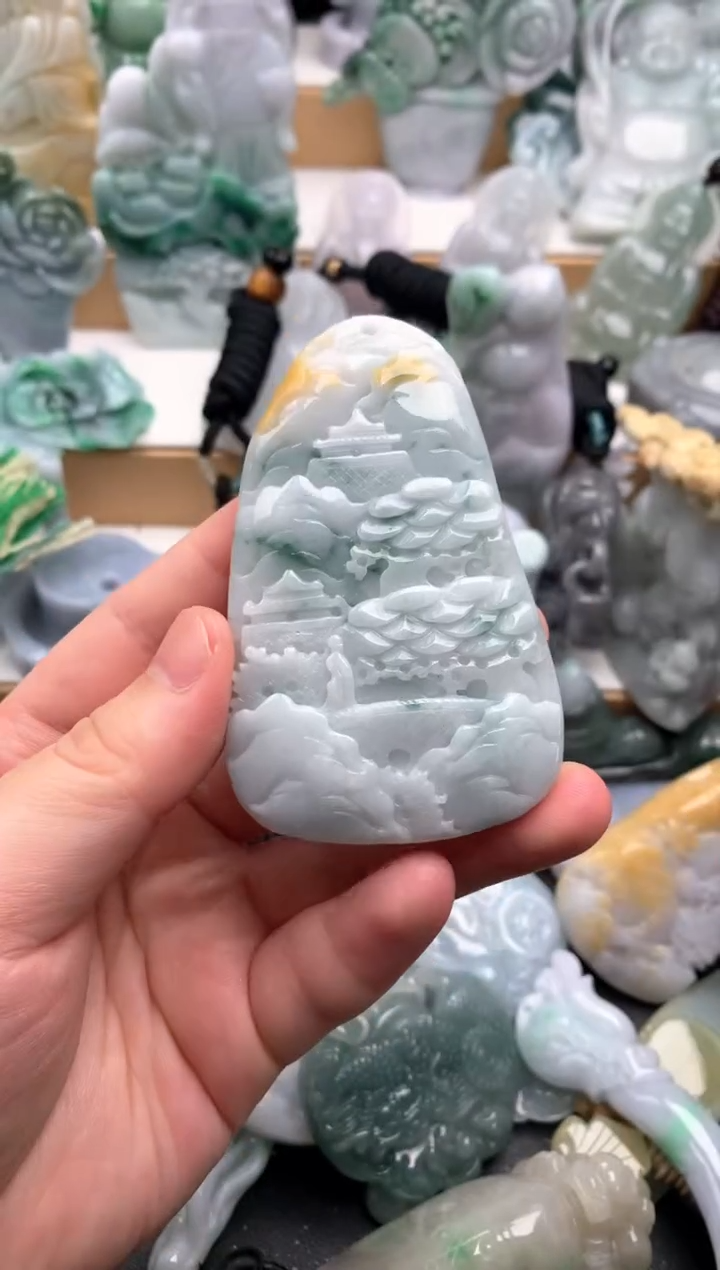 吊坠(不含链)未镶嵌翡翠1