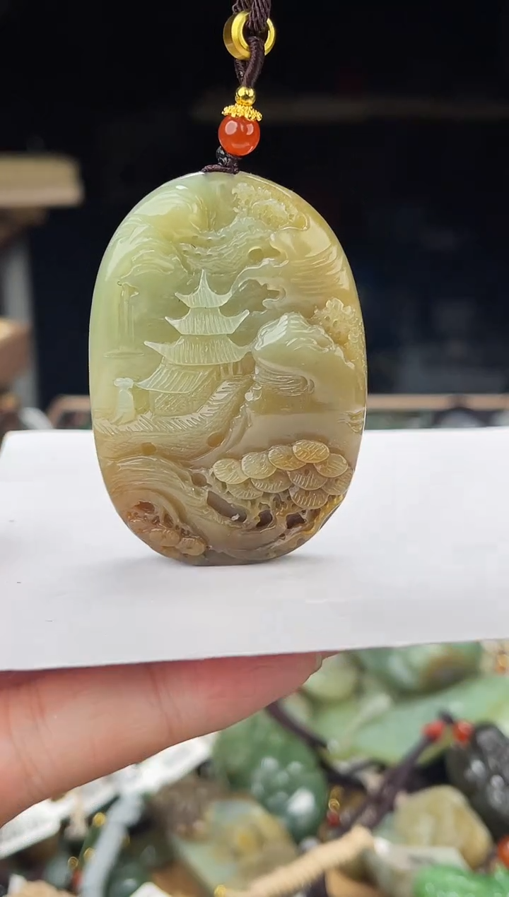 颈饰未镶嵌和田玉1