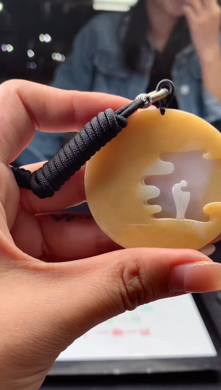 颈饰未镶嵌翡翠天然A货翡翠拍一发一