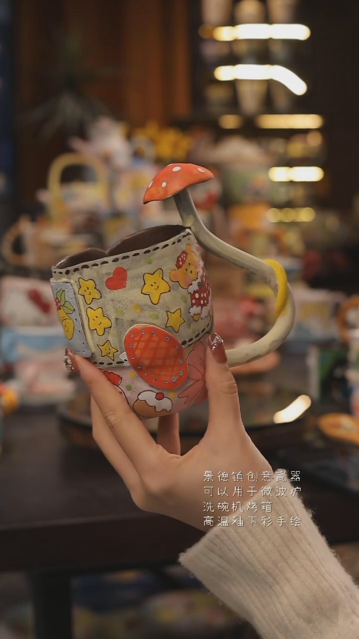 景德镇釉下彩绘设计师款式陶瓷