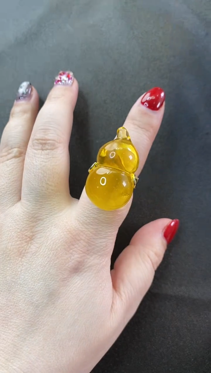 【闪购商品】琥珀戒指未镶嵌戒指