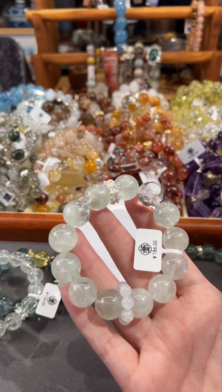 【闪购商品】绿水晶手链合金定制款 沐子瑶