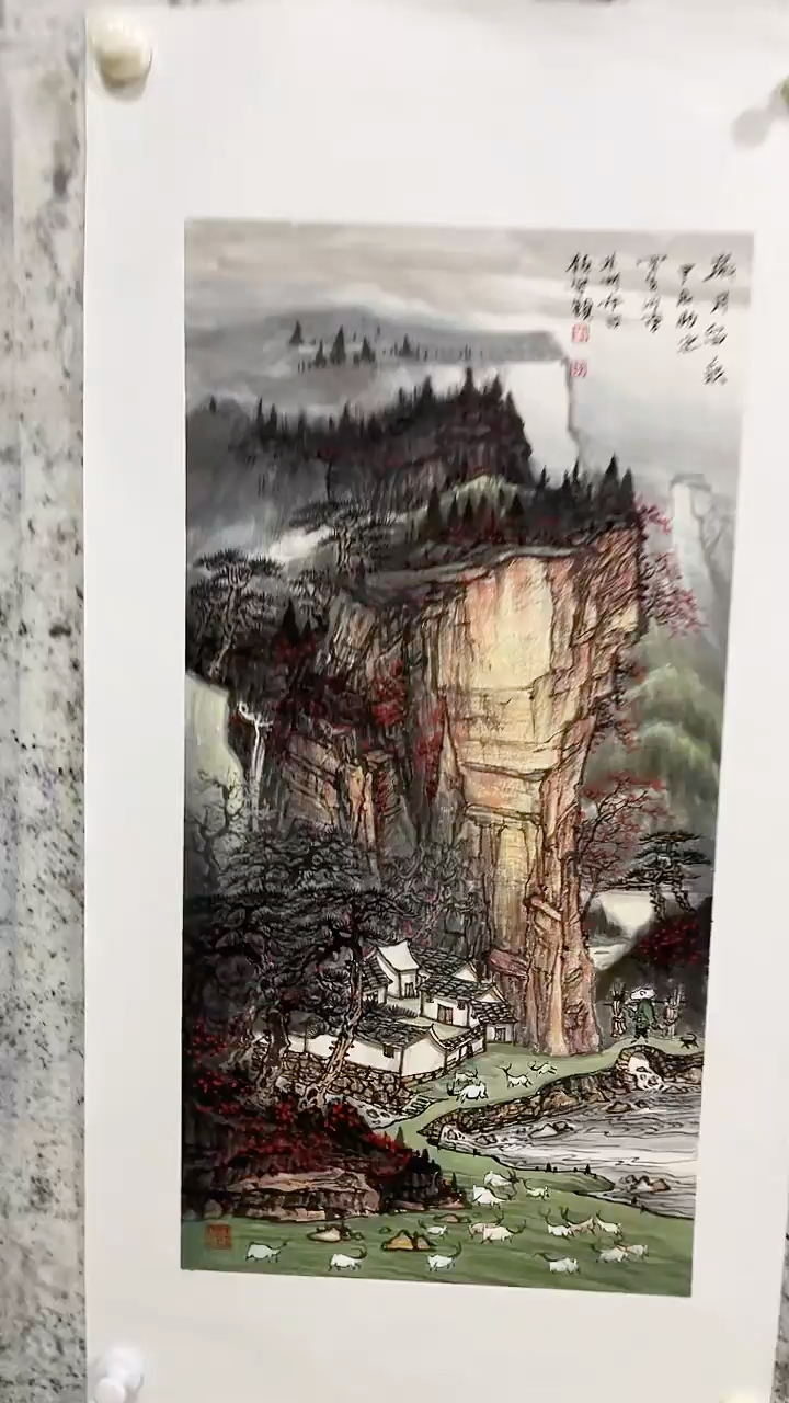 国画刘助忠国画2平尺岁月