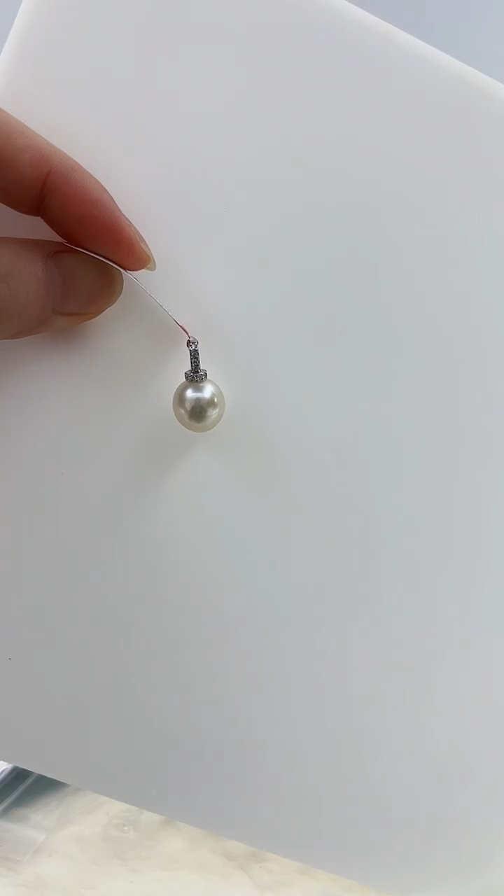 【闪购商品】银S925镶嵌海水珍珠DA吊坠@@hf033