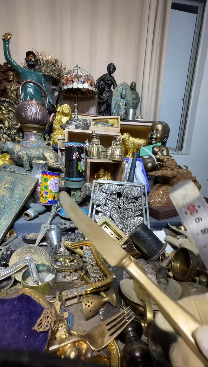 茶盏大阪商品铜器摆件414