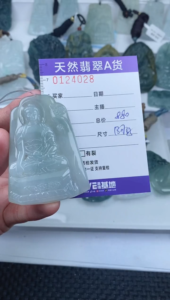 【闪购商品】翡翠颈饰未镶嵌        028
