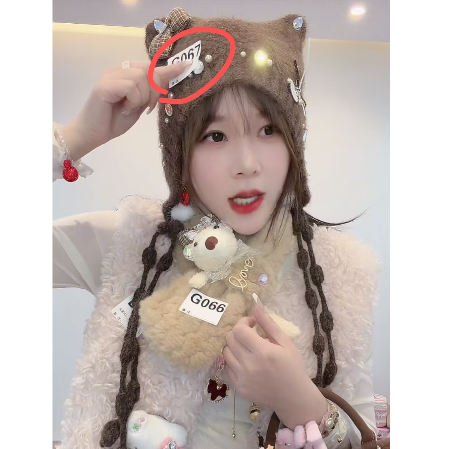 格格家新款定制女包帽子3804