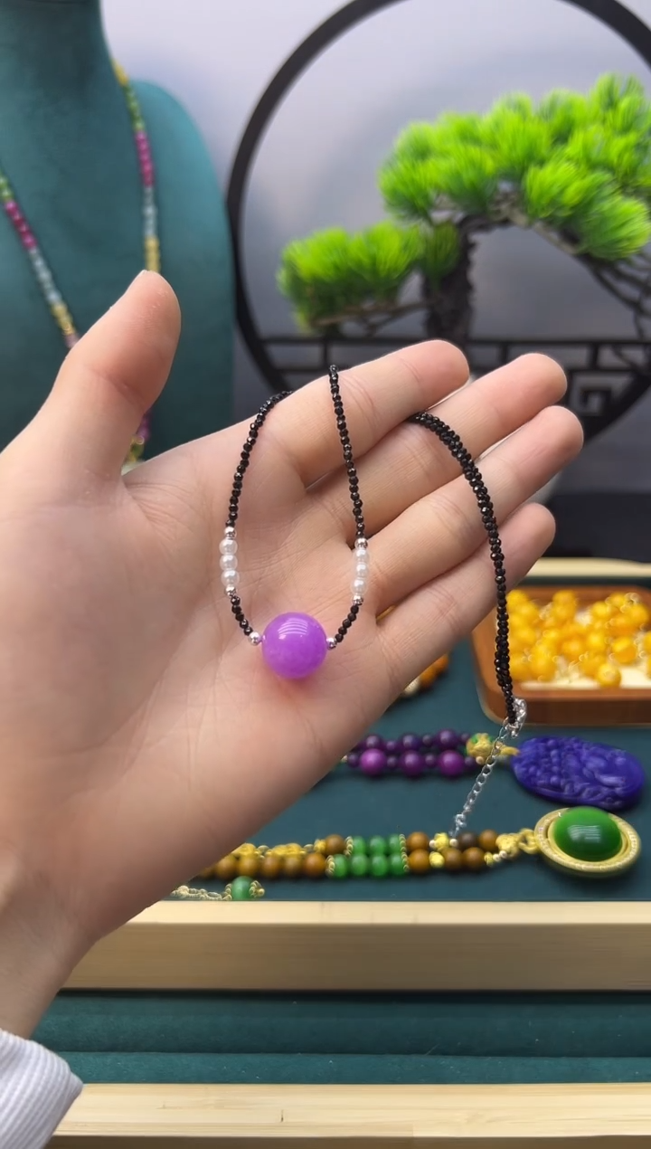 【闪购商品】翡翠颈饰14K金镶嵌X317         