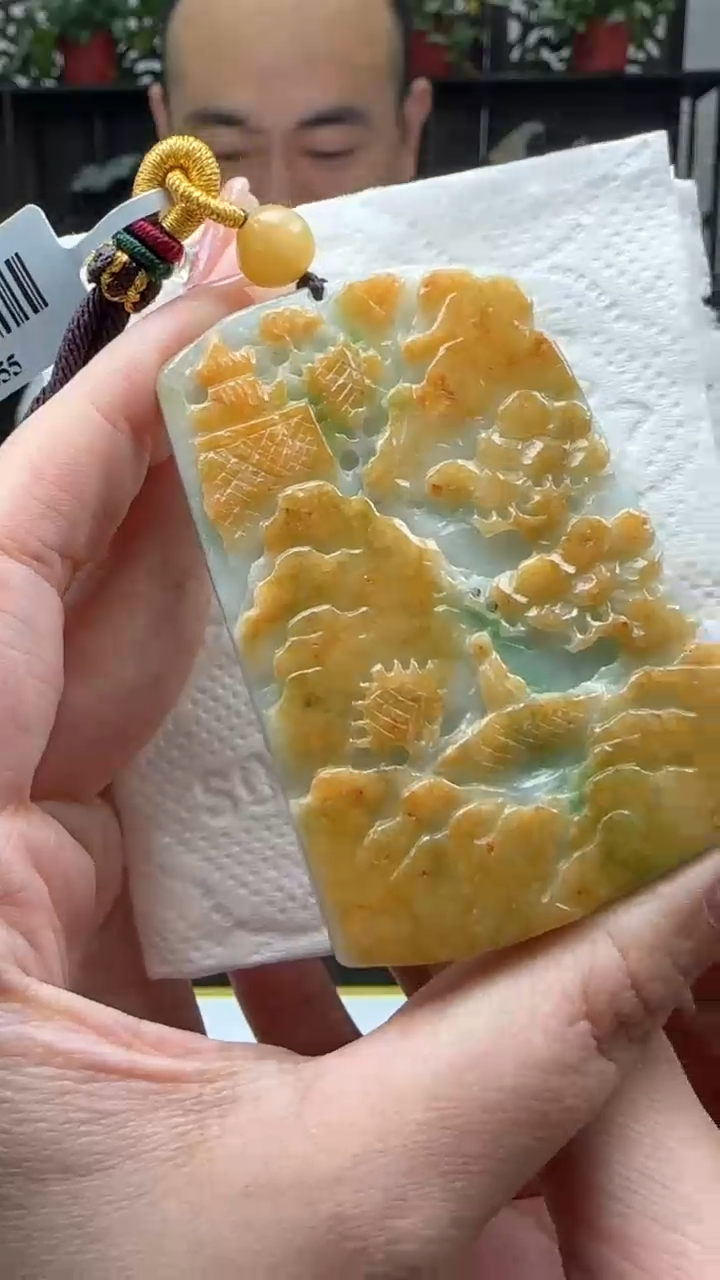 【闪购商品】翡翠颈饰未镶嵌天然翡翠A货吊坠