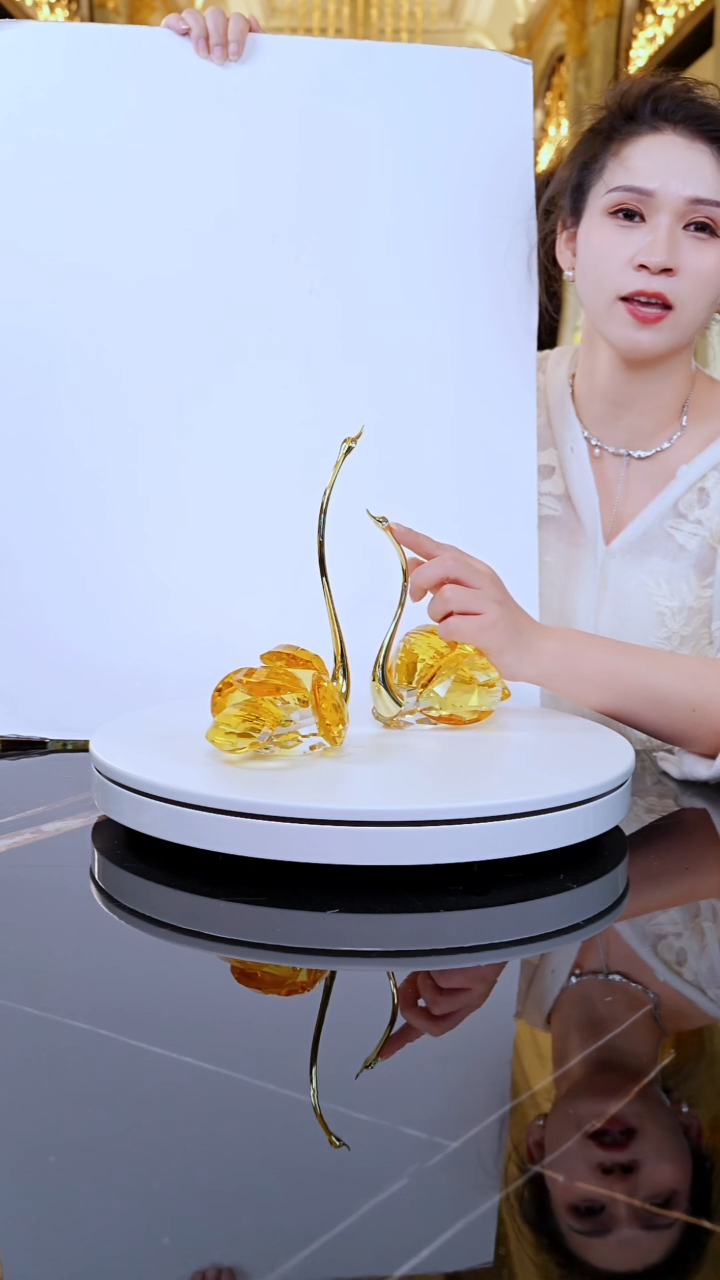 摆件YB00693天鹅摆件一组