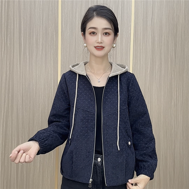 连帽外套时尚气质休闲女装短款上衣
