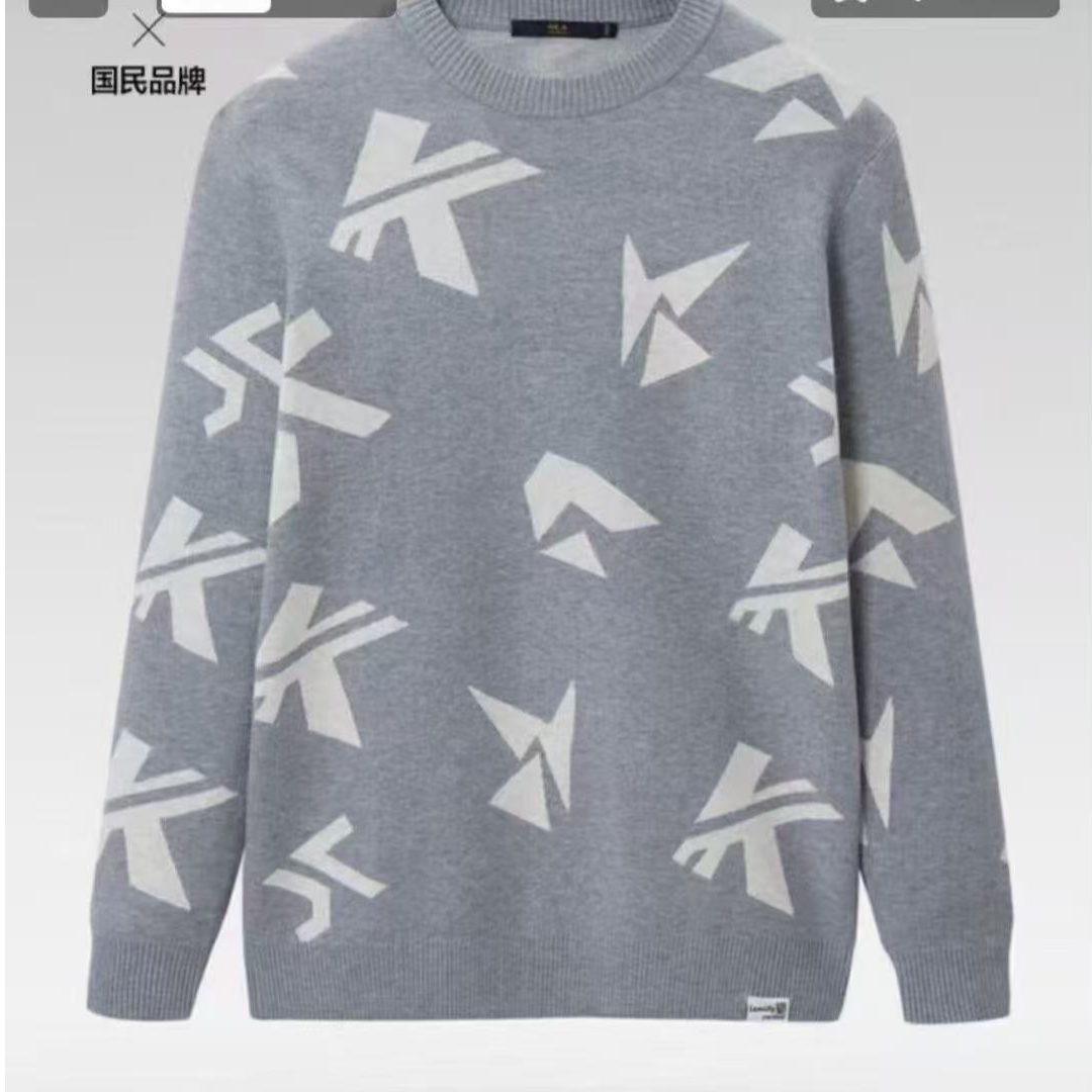 【毛衣】青少年秋冬潮品圆领毛衣JHS