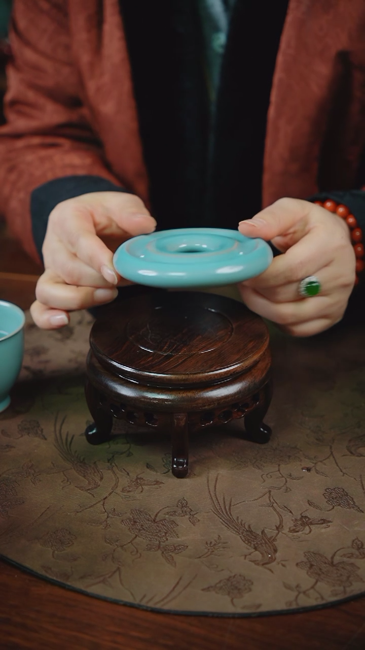 【闪购商品】杯2汝瓷纯手工小盖置