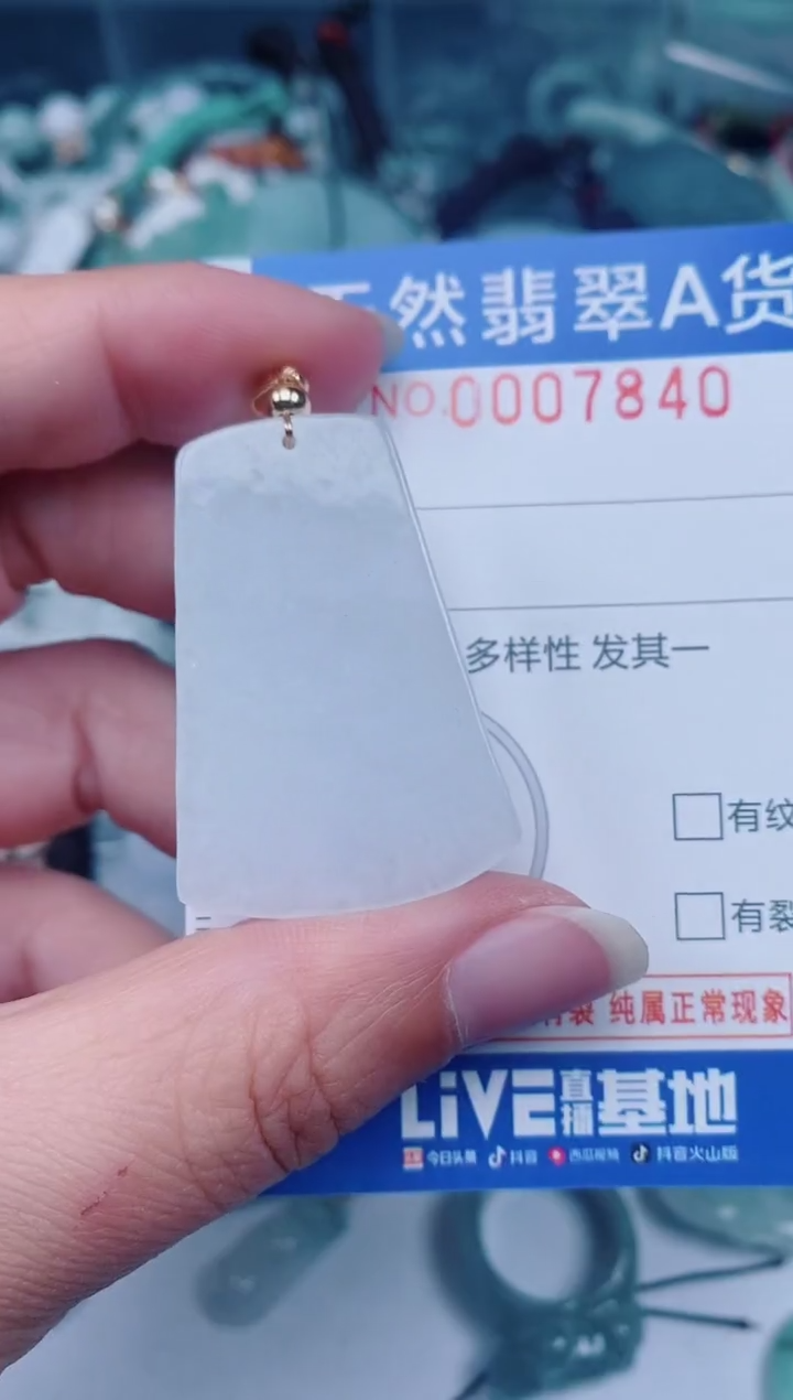 颈饰未镶嵌翡翠00007840