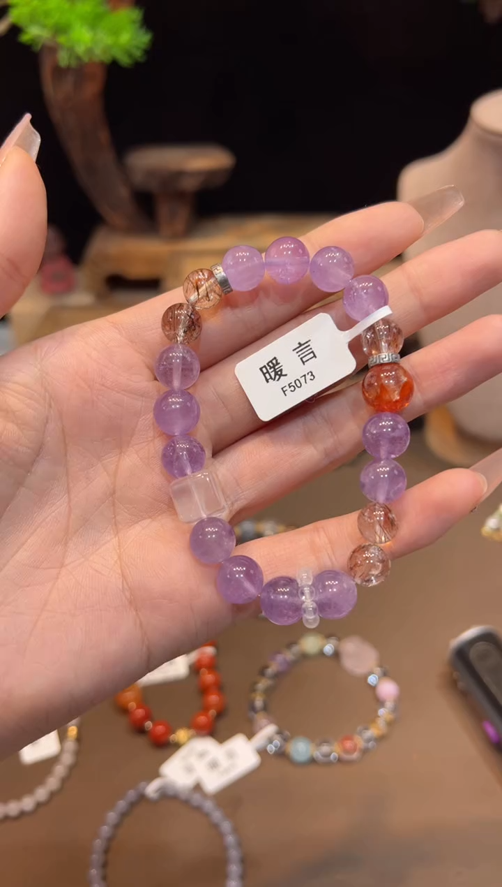 水晶手链未镶嵌手饰@@F5073