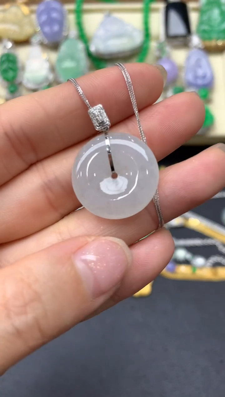 【闪购商品】翡翠颈饰18K金镶嵌253-中国好珍宝