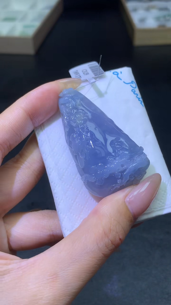【闪购商品】定制翡翠未镶嵌003ee-毛货梅花18