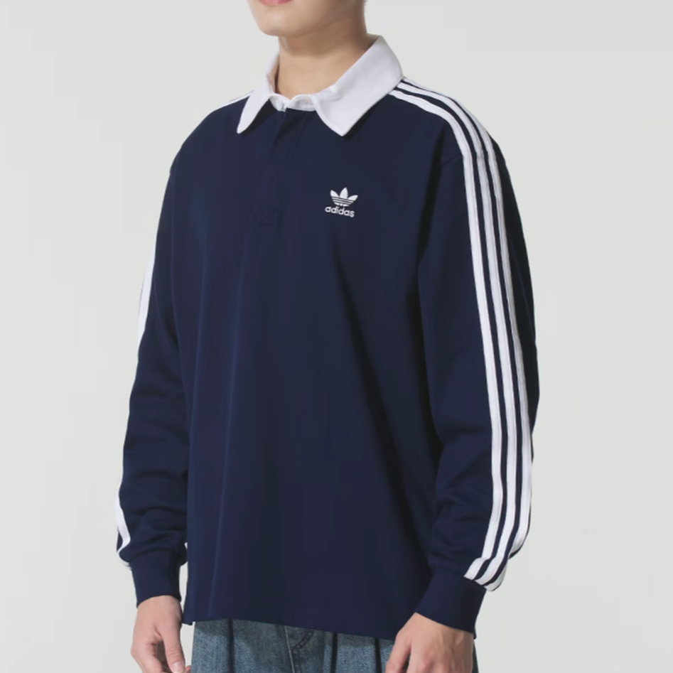 adidas阿迪达斯【环】三叶草男子运动休闲长袖T恤JY1400