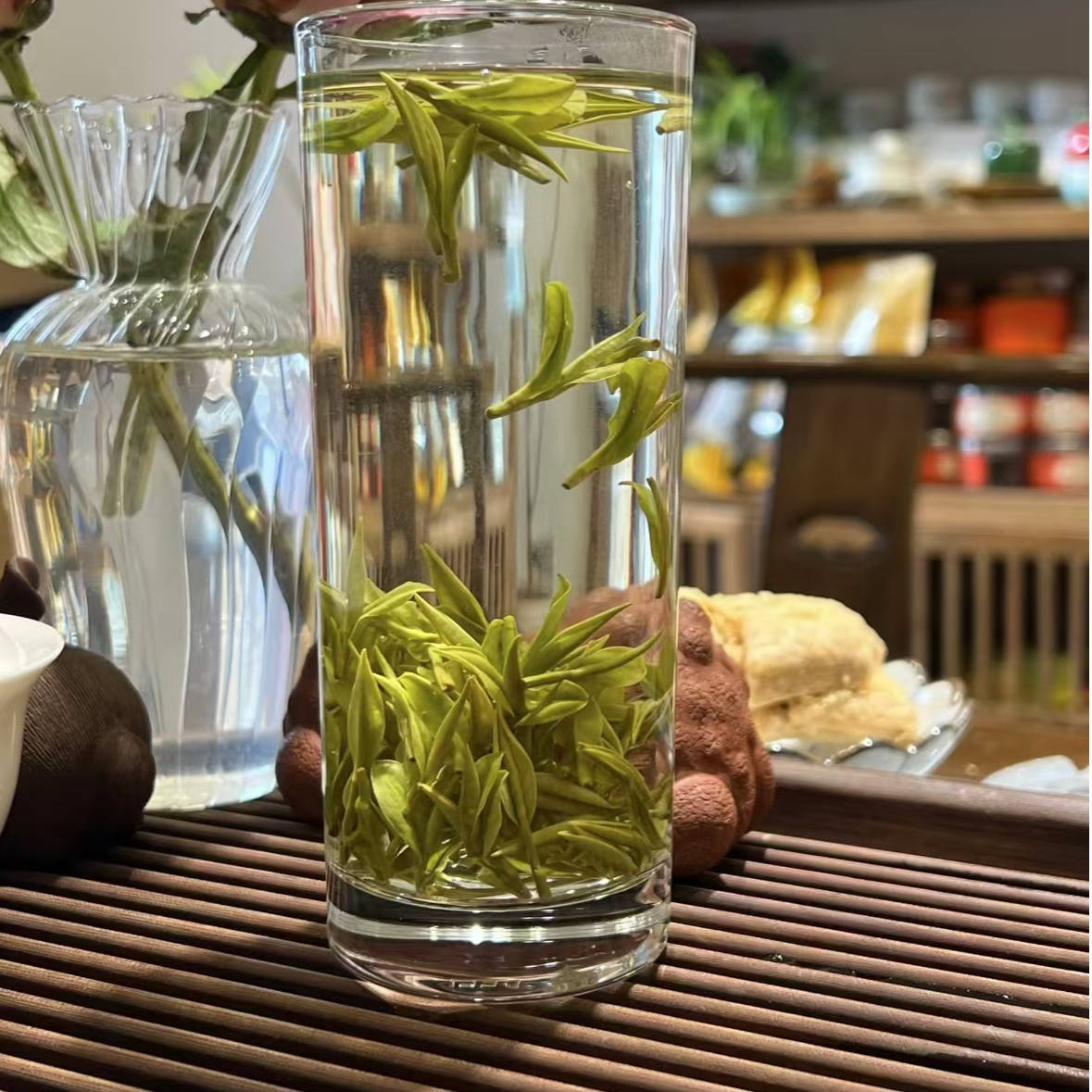 安吉新茶2025白茶一芽一叶绿茶口感鲜爽回甘兰花香支持试吃