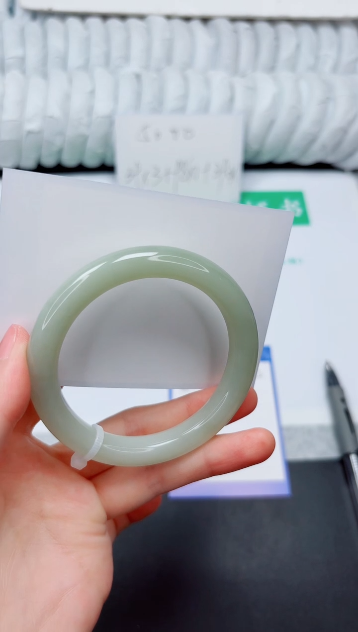 和田玉手镯未镶嵌20-57.5QS1