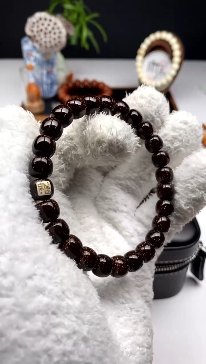 手串猴头核桃雨墨臻至 椰蒂  9*8   