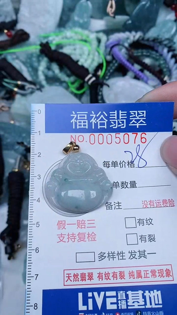 【闪购商品】翡翠颈饰未镶嵌...0005076