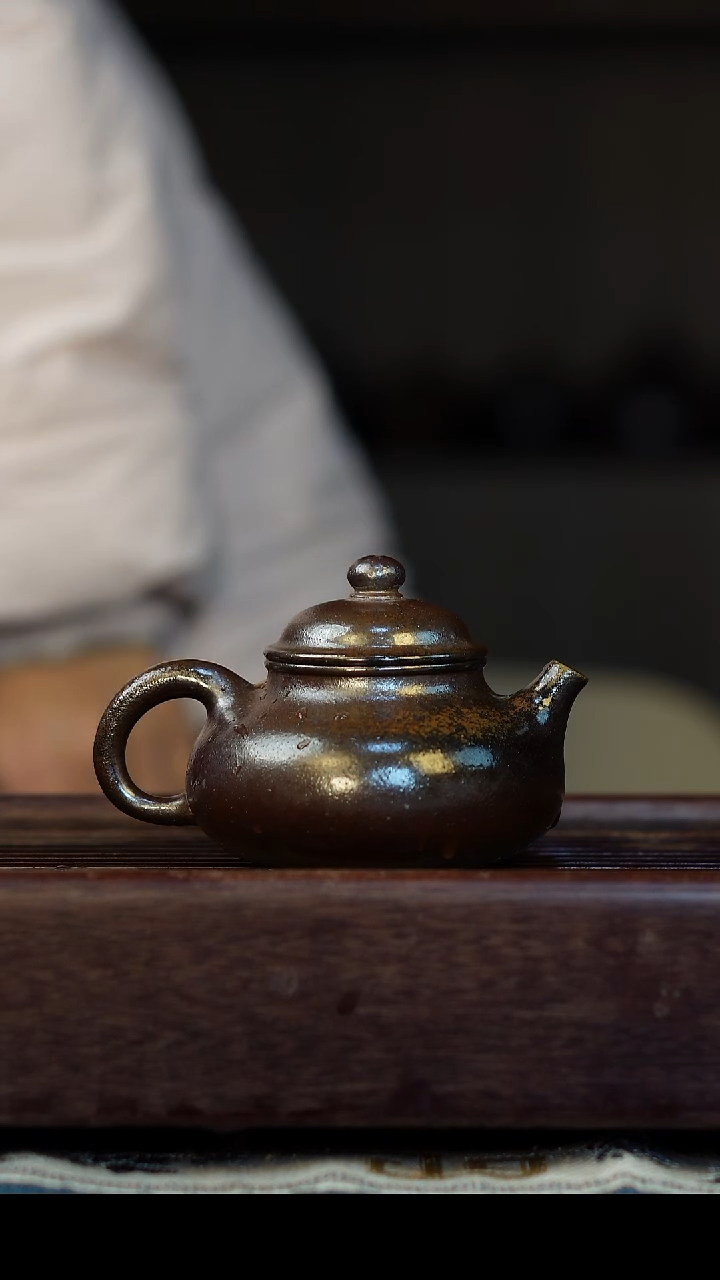 茶壶紫砂柴烧紫砂天青容天